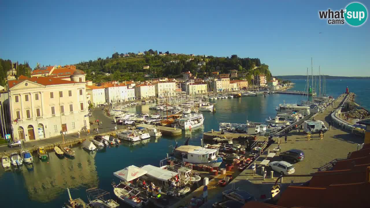 Live webcam from Piran “Mandrač” – Amazing live view from Villa Piranesi