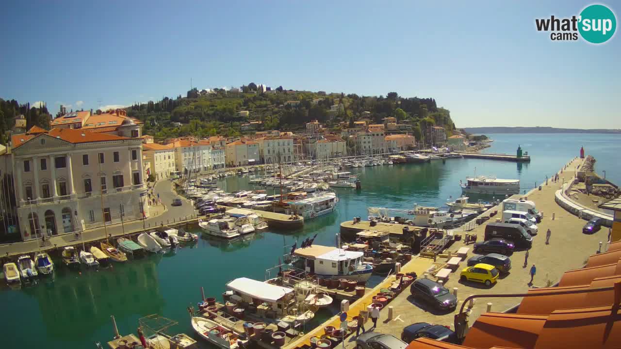 Cámara web en vivo desde Piran “Mandrač” – Increíble vista en vivo desde Villa Piranesi