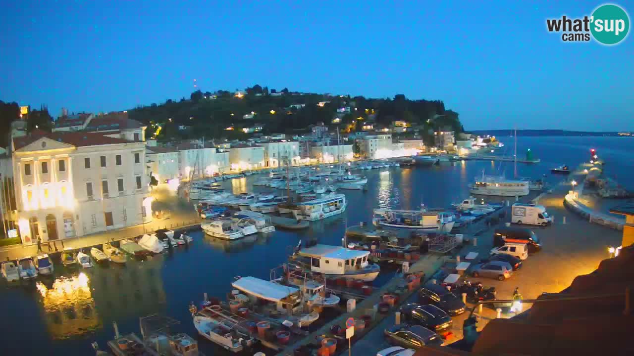 Live webcam from Piran “Mandrač” – Amazing live view from Villa Piranesi