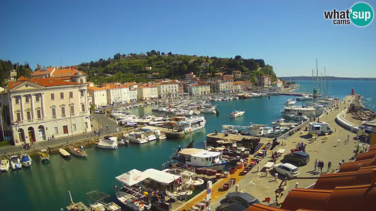 Cámara web en vivo desde Piran “Mandrač” – Increíble vista en vivo desde Villa Piranesi