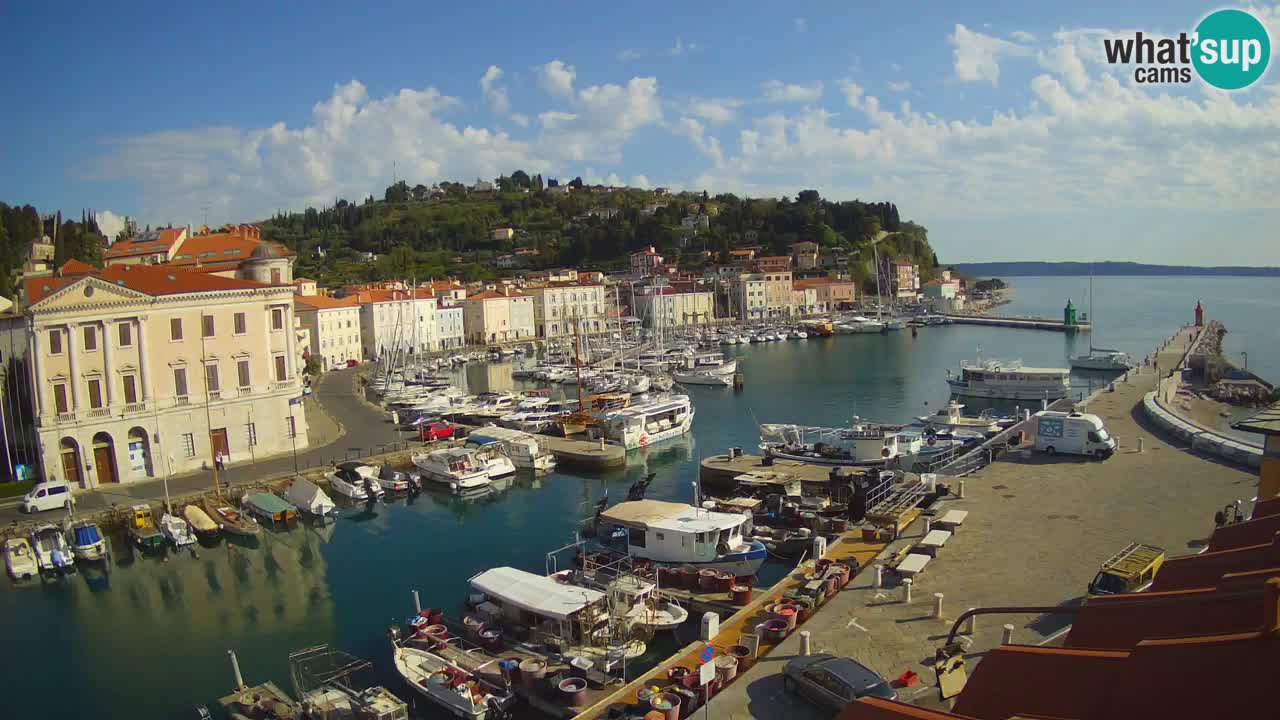 Live webcam from Piran “Mandrač” – Amazing live view from Villa Piranesi