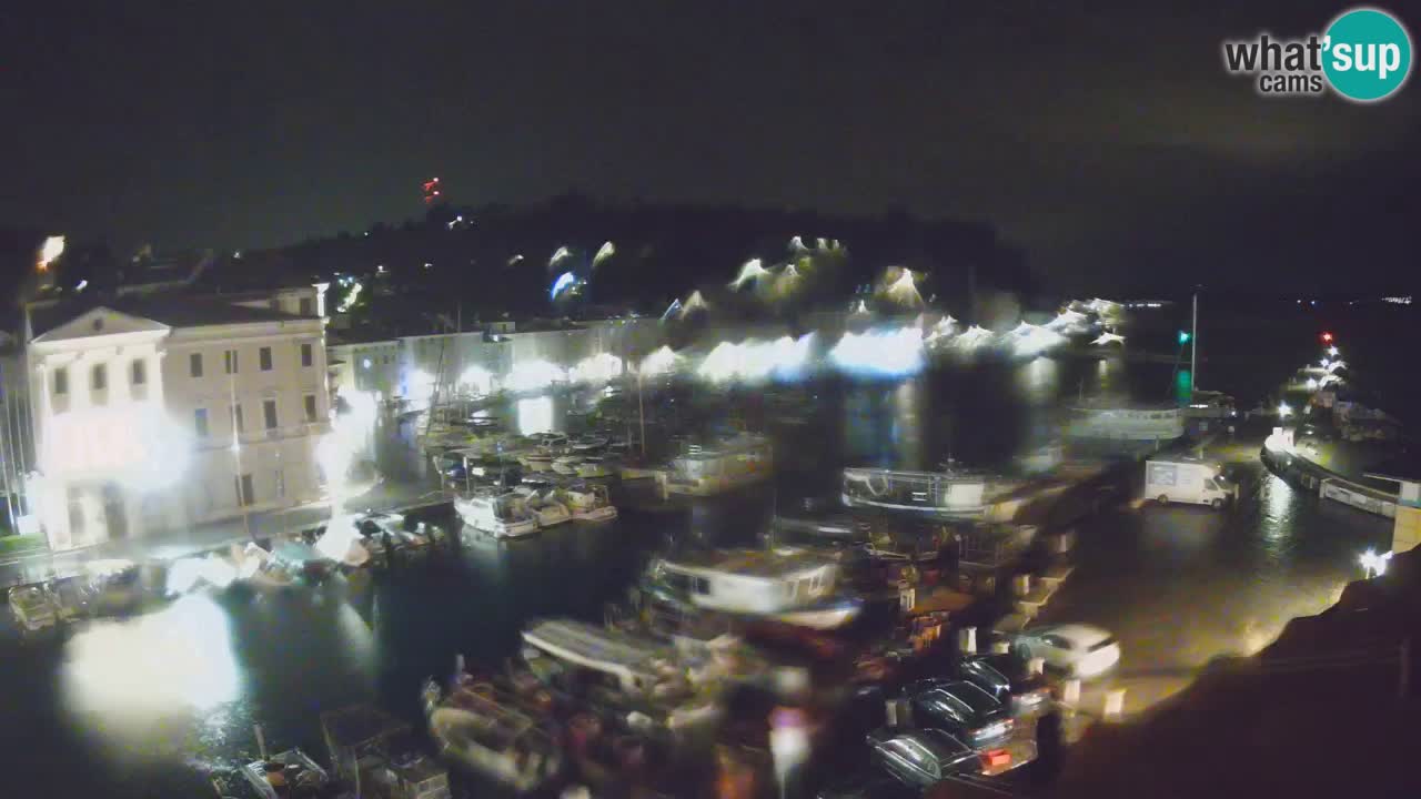 Live webcam da Pirano “Mandrač” – Splendida vista live da Villa Piranesi