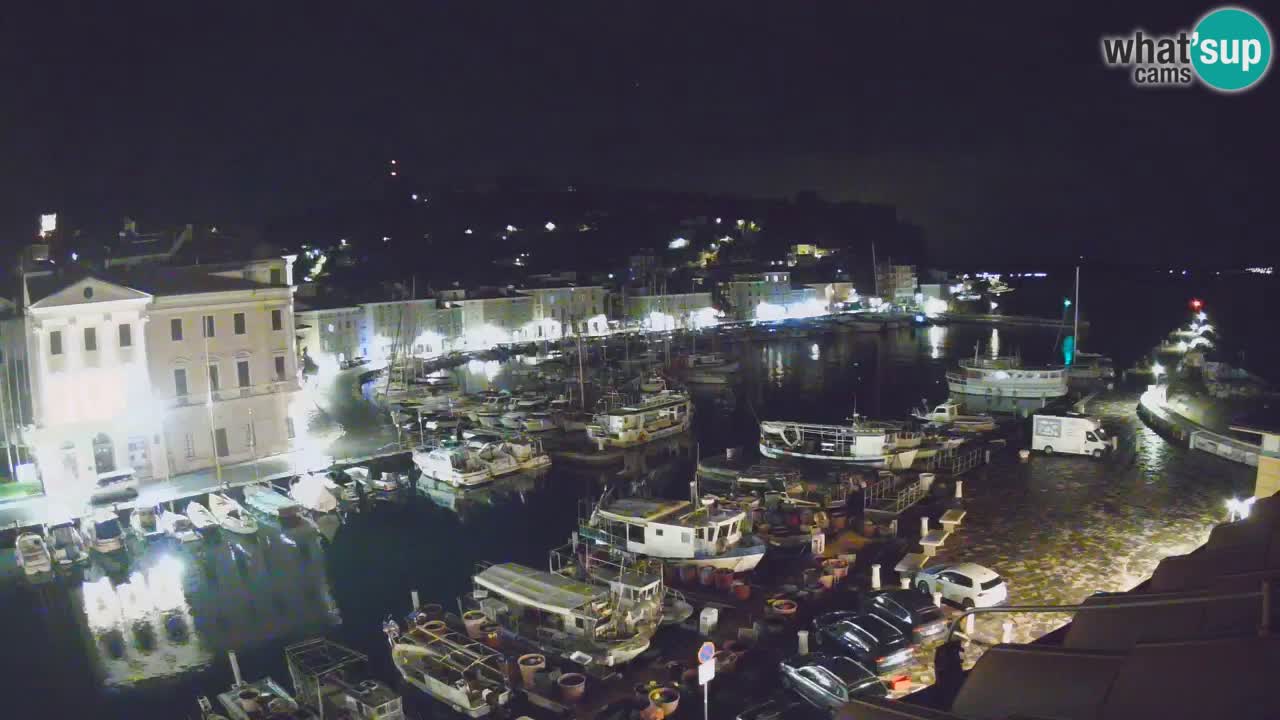 Live webcam da Pirano “Mandrač” – Splendida vista live da Villa Piranesi