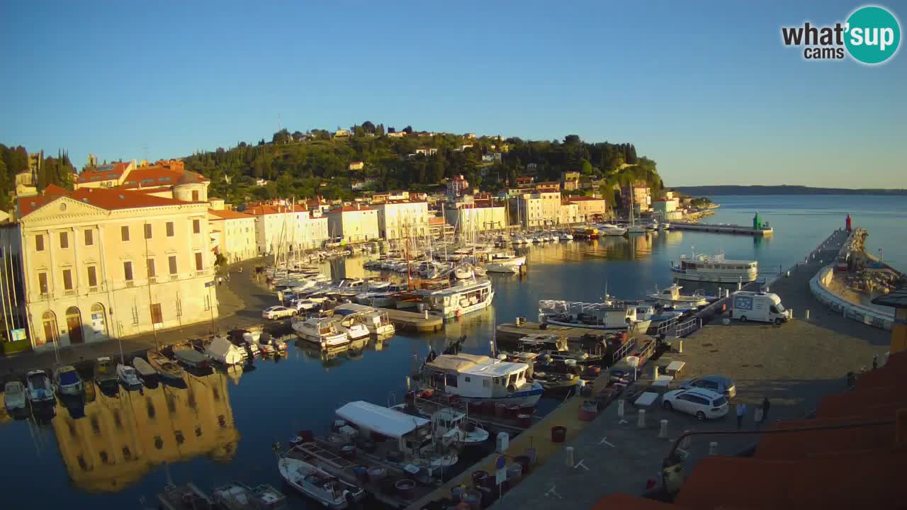 Live webcam from Piran “Mandrač” – Amazing live view from Villa Piranesi