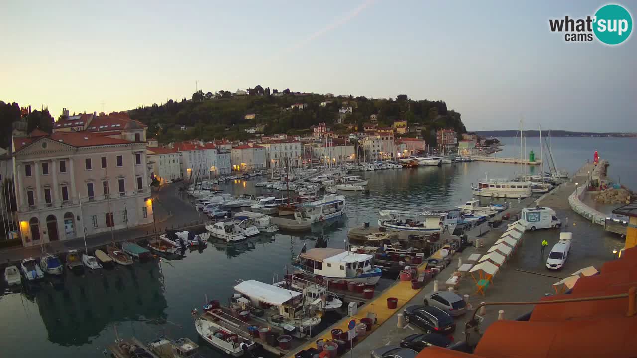 Cámara web en vivo desde Piran “Mandrač” – Increíble vista en vivo desde Villa Piranesi