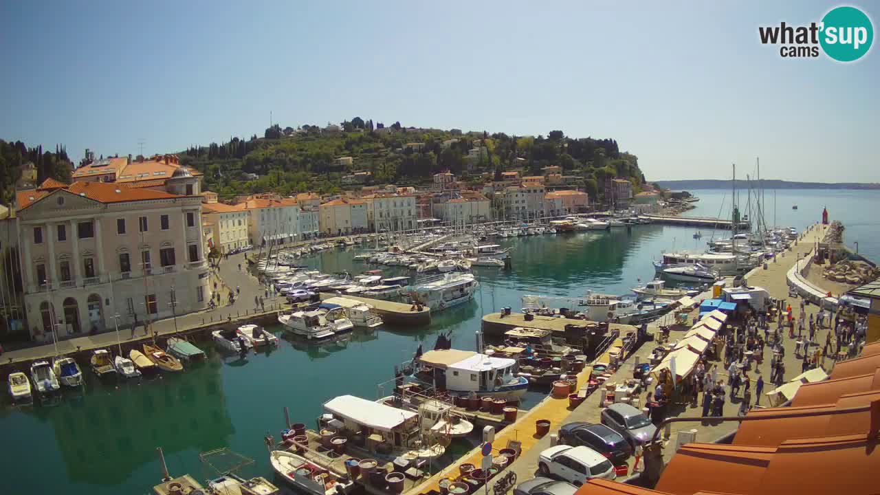 Cámara web en vivo desde Piran “Mandrač” – Increíble vista en vivo desde Villa Piranesi