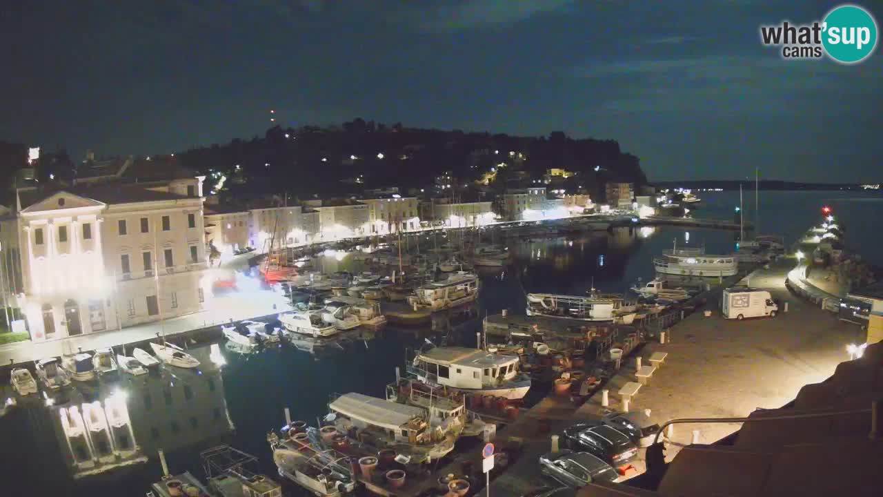 Live webcam da Pirano “Mandrač” – Splendida vista live da Villa Piranesi