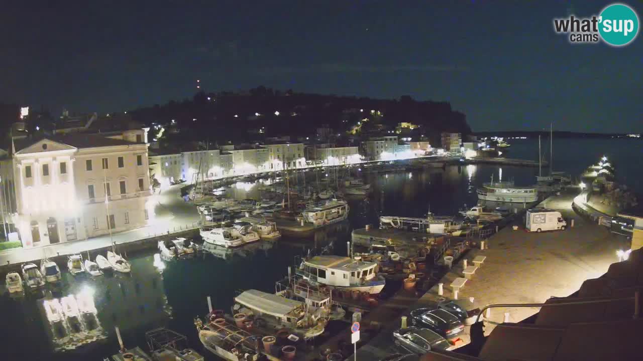 Live webcam da Pirano “Mandrač” – Splendida vista live da Villa Piranesi