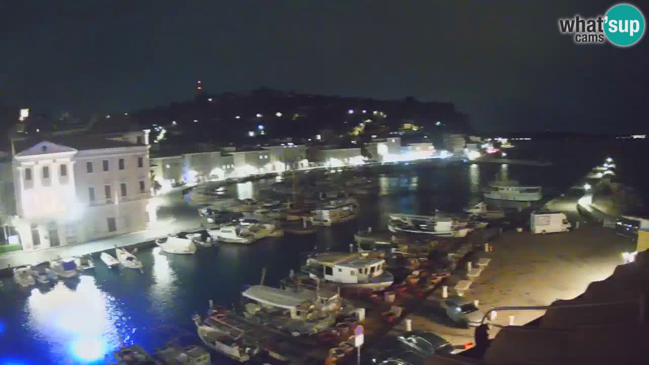 Live webcam da Pirano “Mandrač” – Splendida vista live da Villa Piranesi