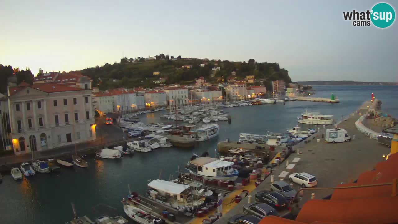 Iz Pirana Spletna kamera v živo “Mandrač” – Neverjeten pogled v živo iz Vile Piranesi