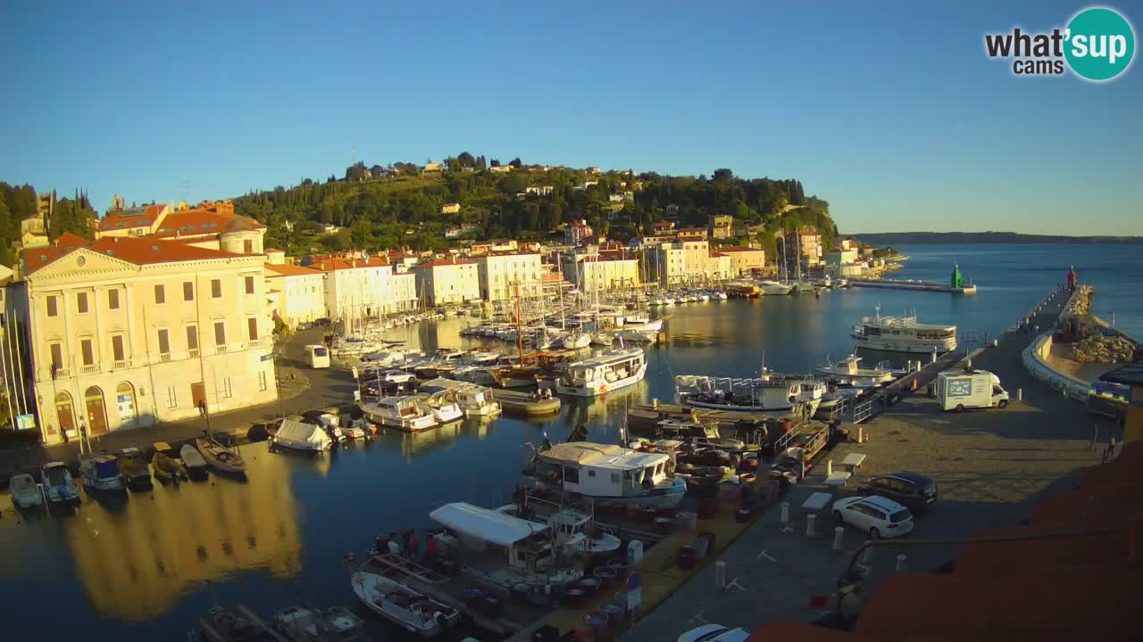 Cámara web en vivo desde Piran “Mandrač” – Increíble vista en vivo desde Villa Piranesi