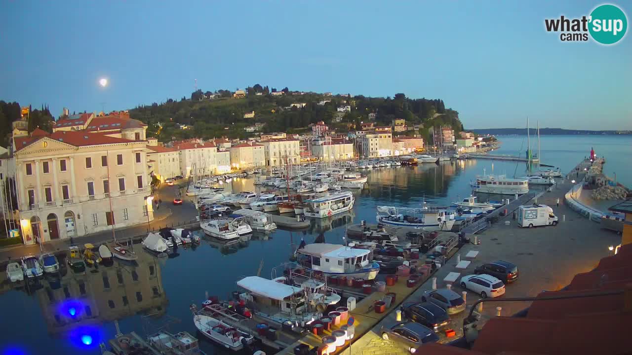 Cámara web en vivo desde Piran “Mandrač” – Increíble vista en vivo desde Villa Piranesi