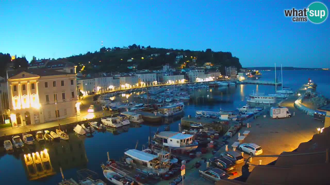 Live-Webcam aus Piran “Mandrač” – Erstaunliche Live-Ansicht von Villa Piranesi