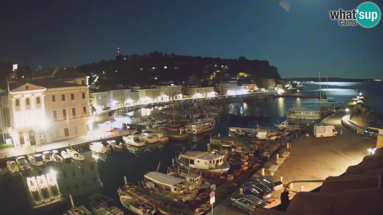 Live webcam da Pirano “Mandrač” – Splendida vista live da Villa Piranesi