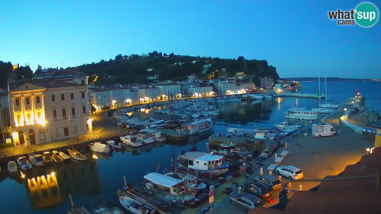 Live-Webcam aus Piran “Mandrač” – Erstaunliche Live-Ansicht von Villa Piranesi