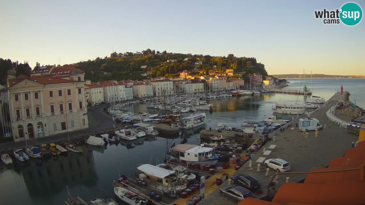 Live webcam from Piran “Mandrač” – Amazing live view from Villa Piranesi