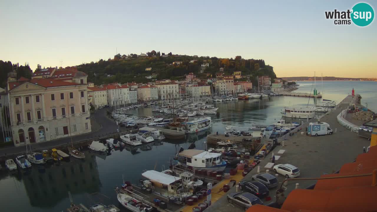 Cámara web en vivo desde Piran “Mandrač” – Increíble vista en vivo desde Villa Piranesi