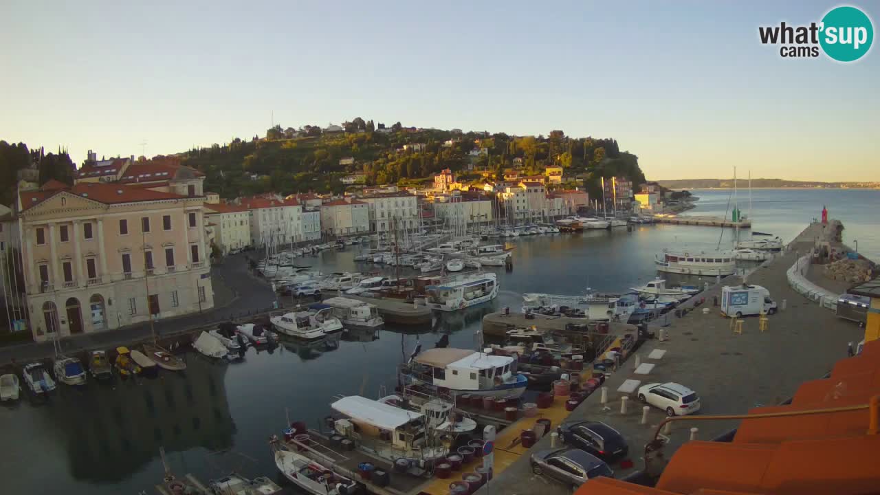 Cámara web en vivo desde Piran “Mandrač” – Increíble vista en vivo desde Villa Piranesi