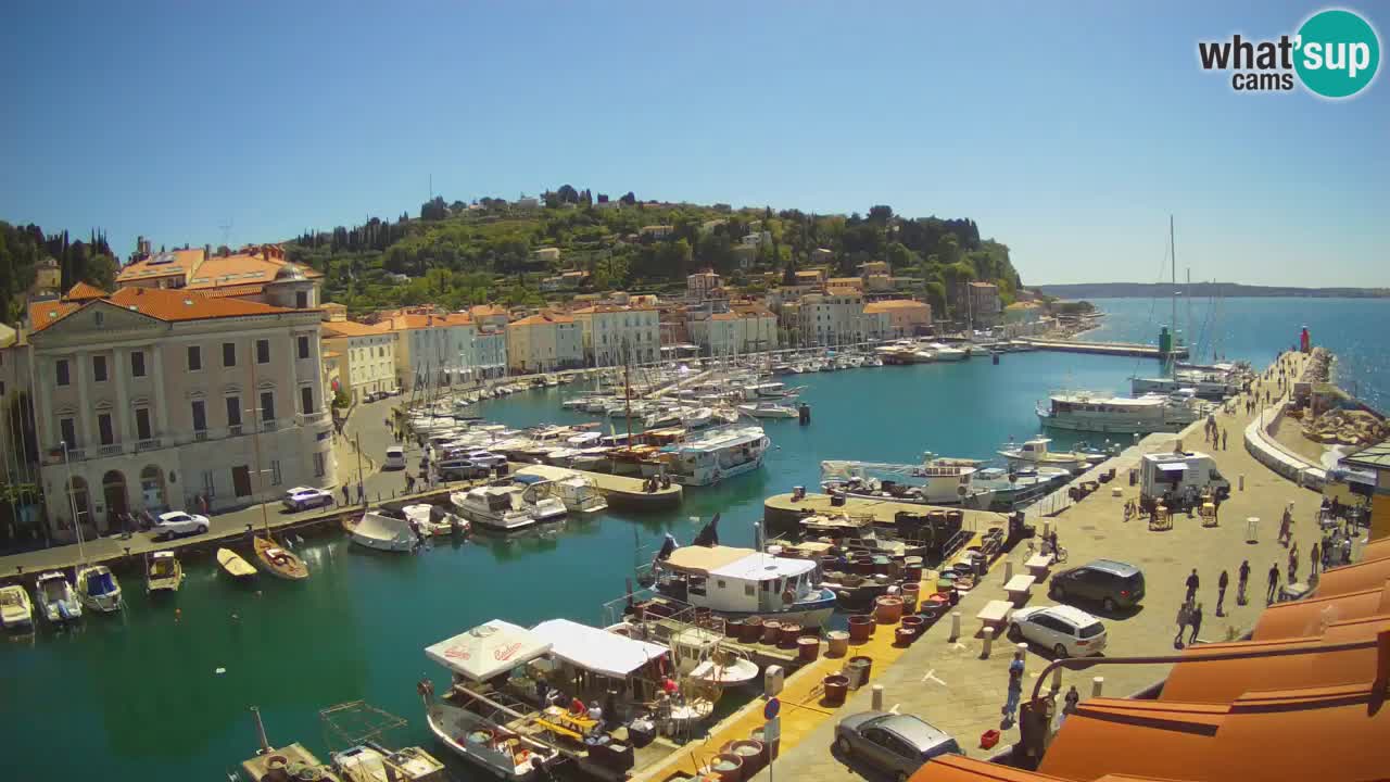 Cámara web en vivo desde Piran “Mandrač” – Increíble vista en vivo desde Villa Piranesi