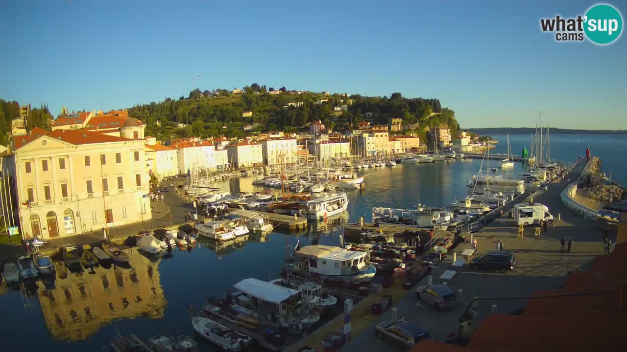 Live webcam from Piran “Mandrač” – Amazing live view from Villa Piranesi