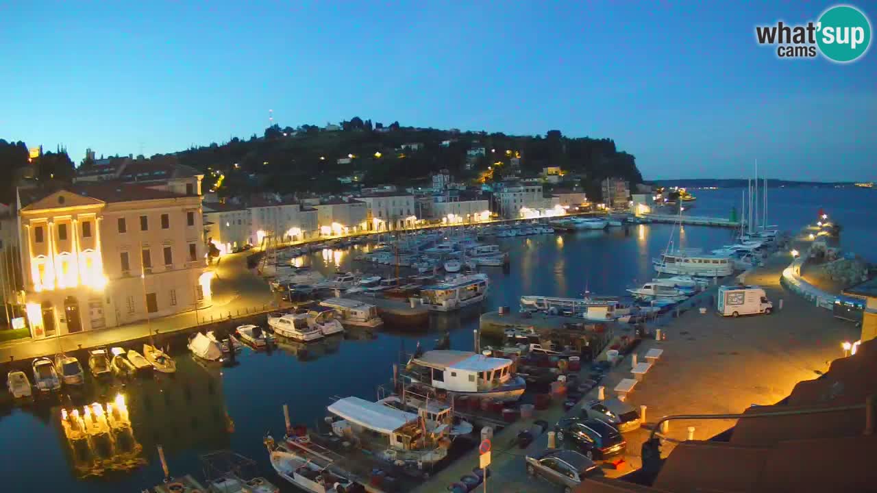 Live webcam from Piran “Mandrač” – Amazing live view from Villa Piranesi
