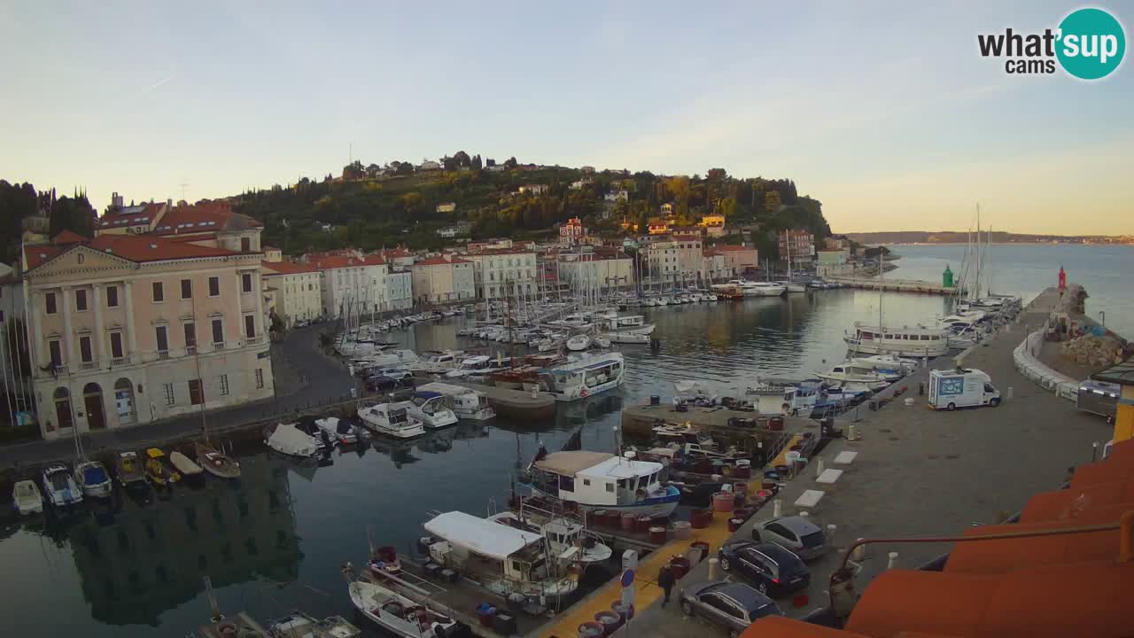 Live webcam from Piran “Mandrač” – Amazing live view from Villa Piranesi