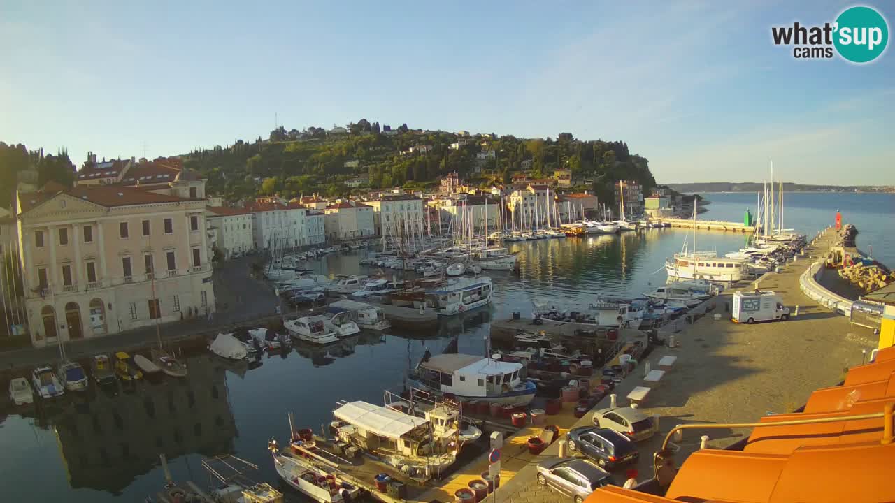 Cámara web en vivo desde Piran “Mandrač” – Increíble vista en vivo desde Villa Piranesi