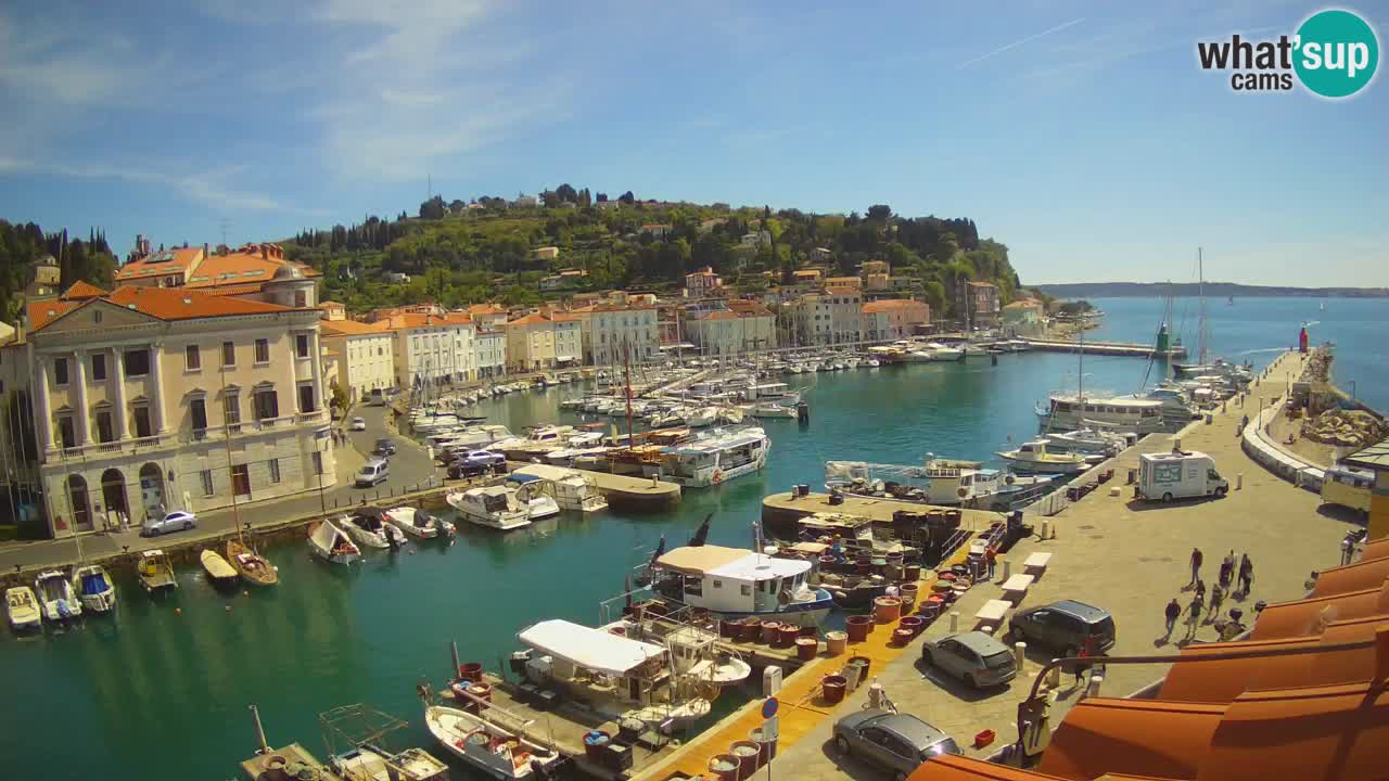 Live webcam from Piran “Mandrač” – Amazing live view from Villa Piranesi
