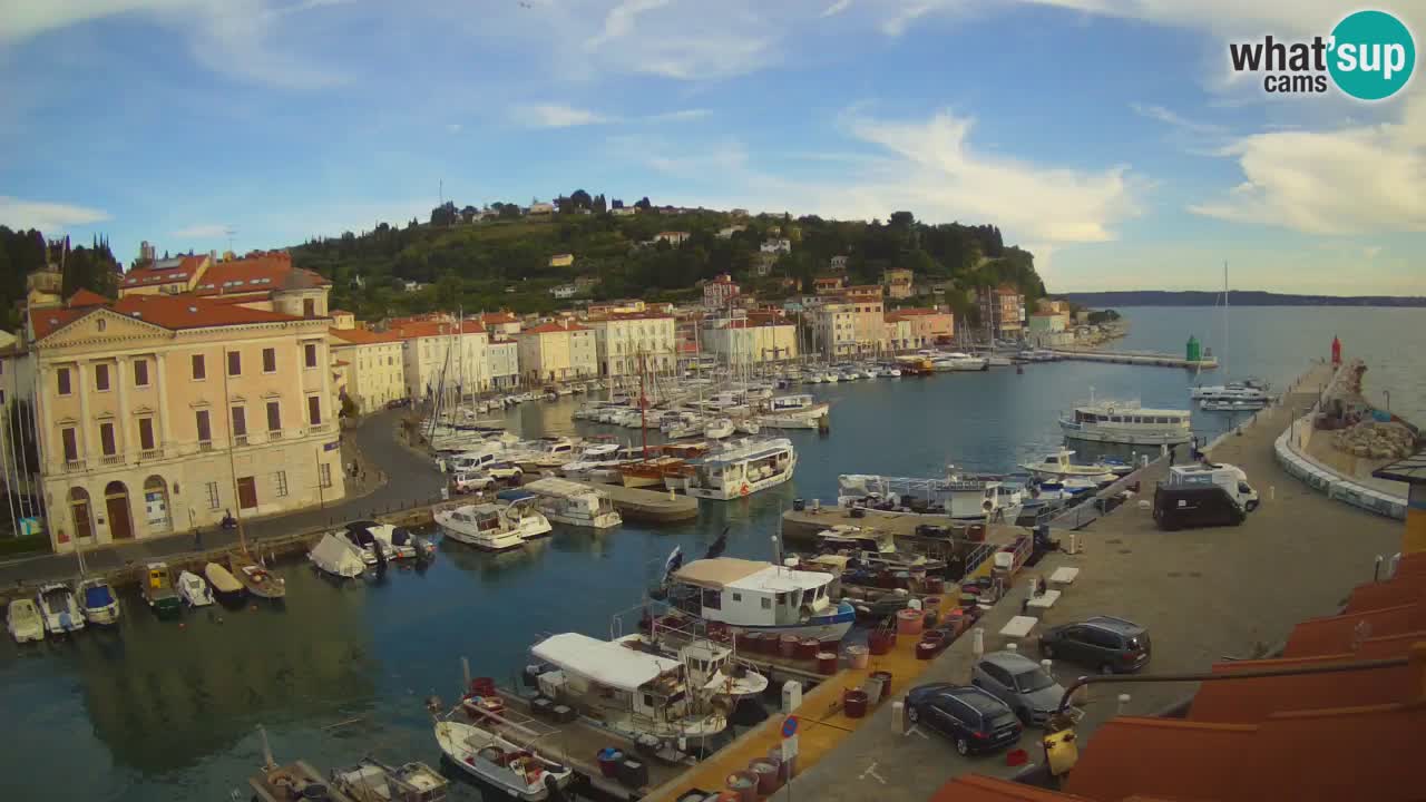 Live webcam from Piran “Mandrač” – Amazing live view from Villa Piranesi