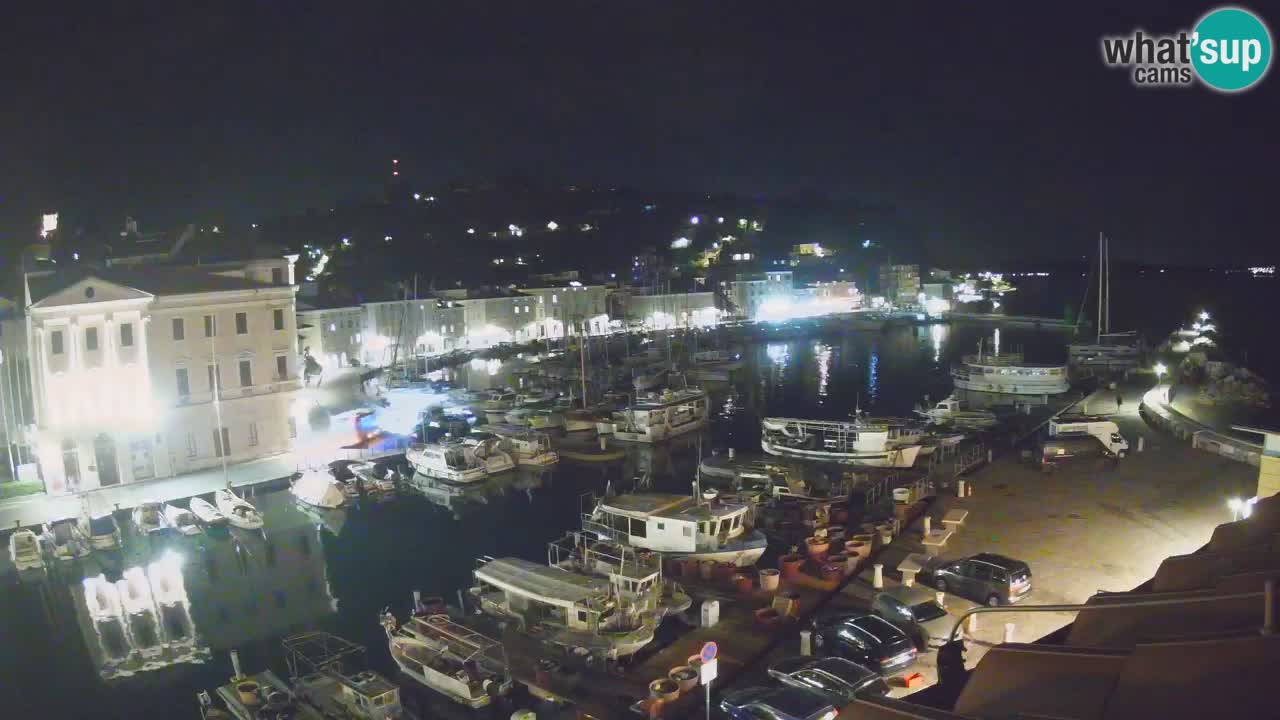 Live-Webcam aus Piran “Mandrač” – Erstaunliche Live-Ansicht von Villa Piranesi