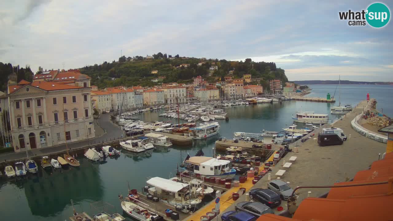 Live webcam from Piran “Mandrač” – Amazing live view from Villa Piranesi