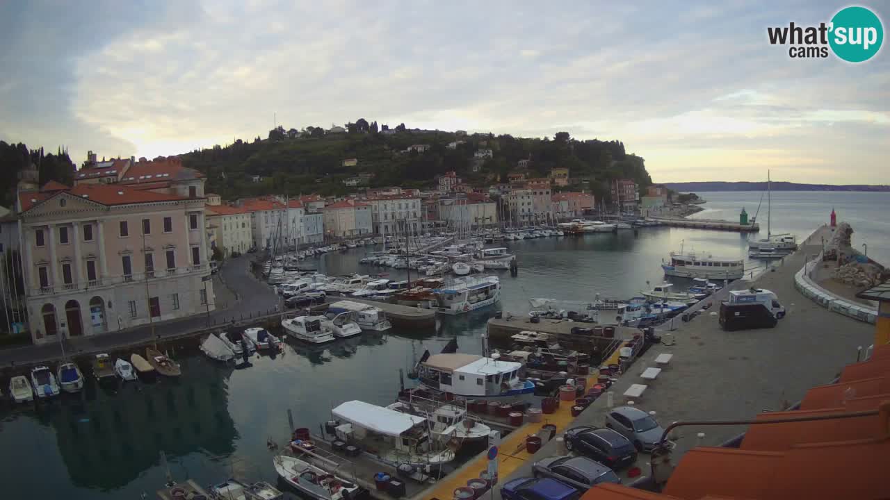 Live webcam from Piran “Mandrač” – Amazing live view from Villa Piranesi