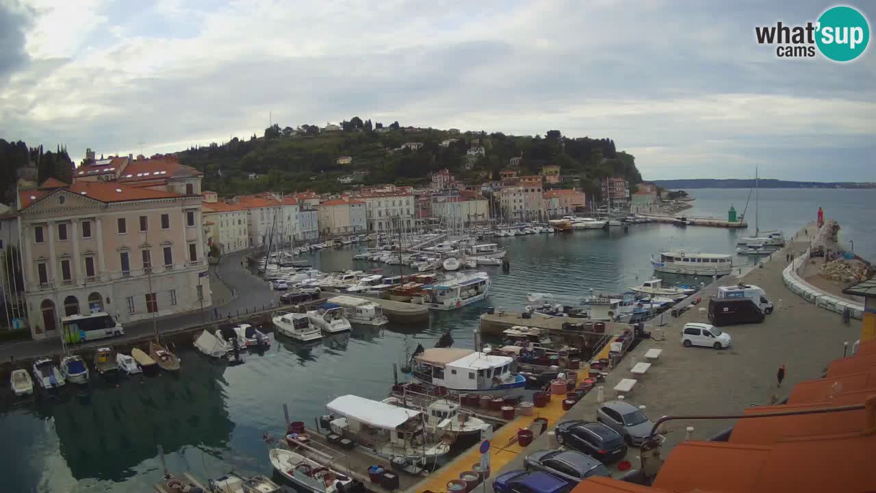 Live webcam from Piran “Mandrač” – Amazing live view from Villa Piranesi