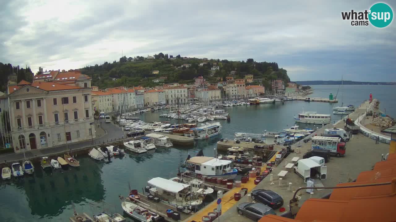 Live webcam from Piran “Mandrač” – Amazing live view from Villa Piranesi
