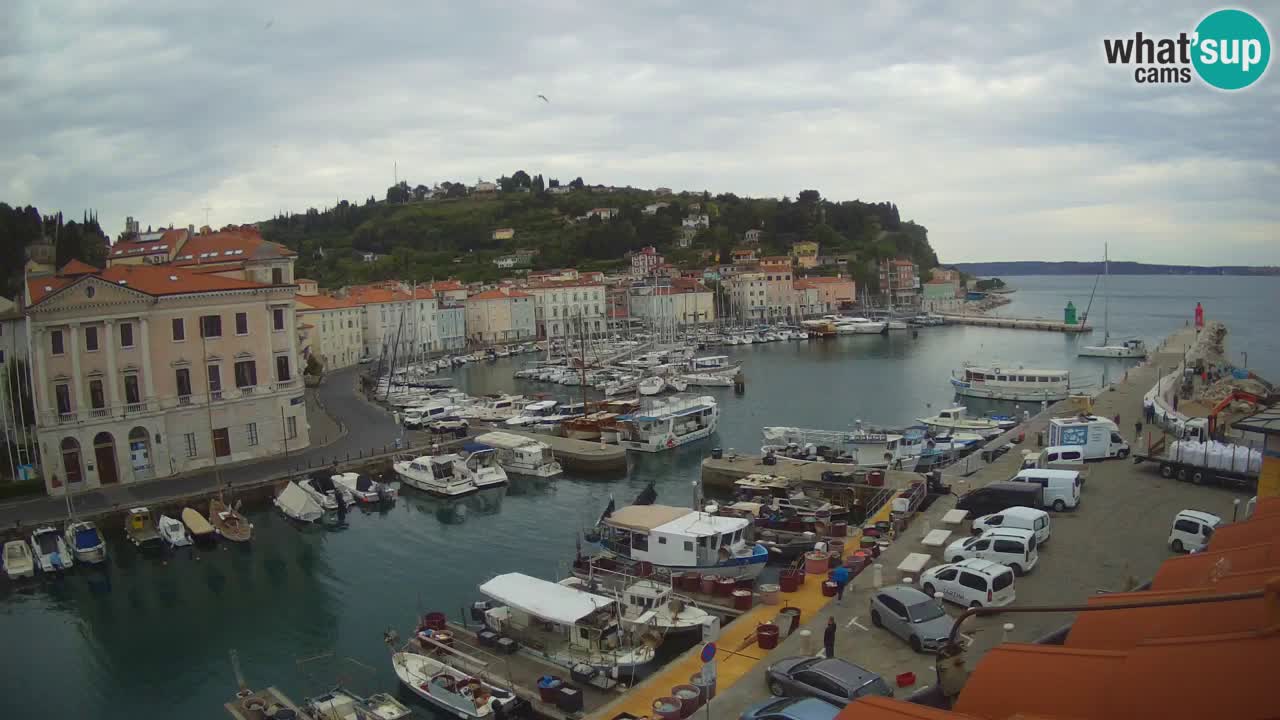 Live webcam from Piran “Mandrač” – Amazing live view from Villa Piranesi