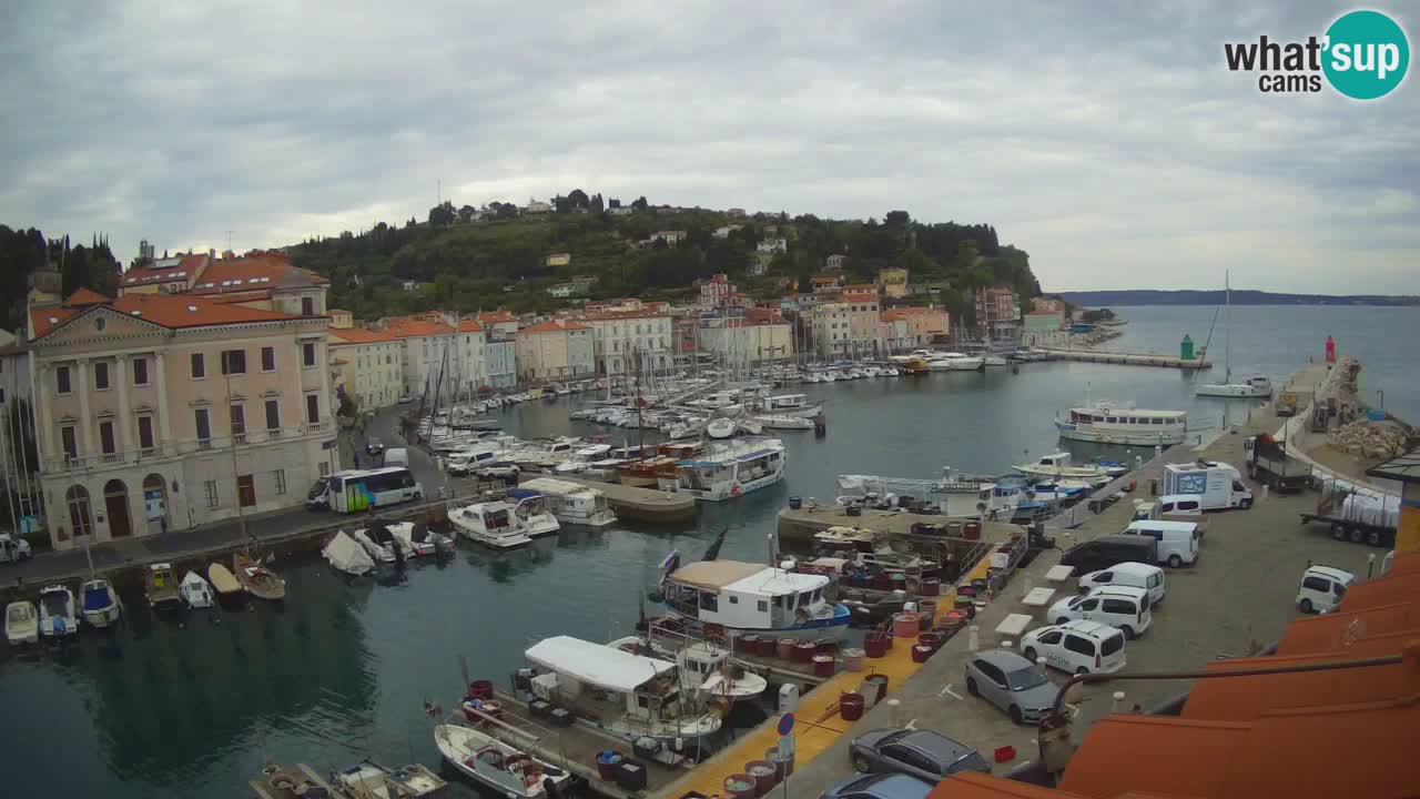 Live webcam from Piran “Mandrač” – Amazing live view from Villa Piranesi