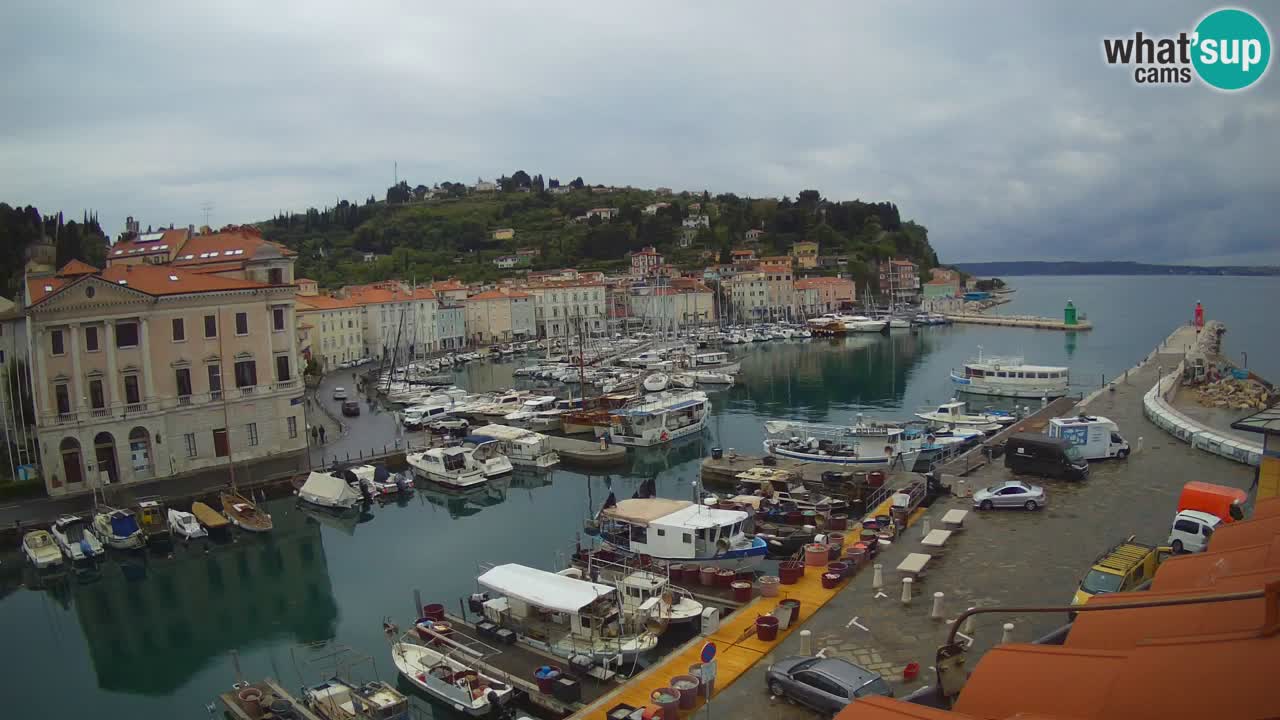 Live-Webcam aus Piran “Mandrač” – Erstaunliche Live-Ansicht von Villa Piranesi
