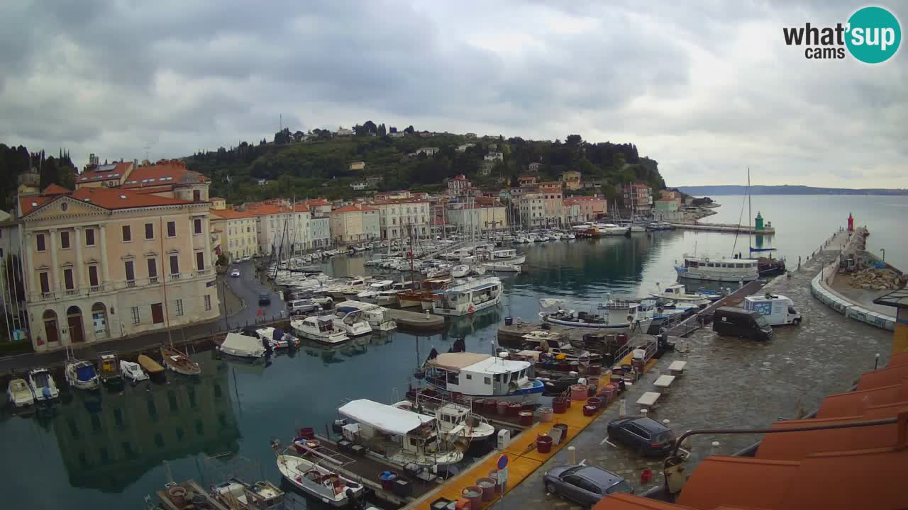 Live-Webcam aus Piran “Mandrač” – Erstaunliche Live-Ansicht von Villa Piranesi