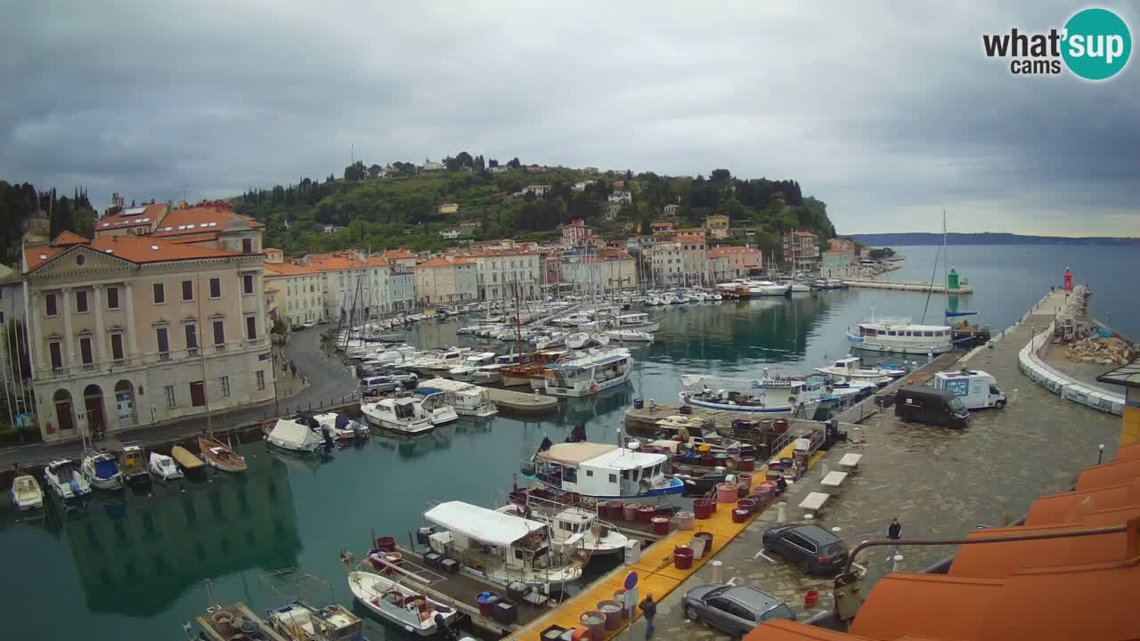 Live webcam from Piran “Mandrač” – Amazing live view from Villa Piranesi
