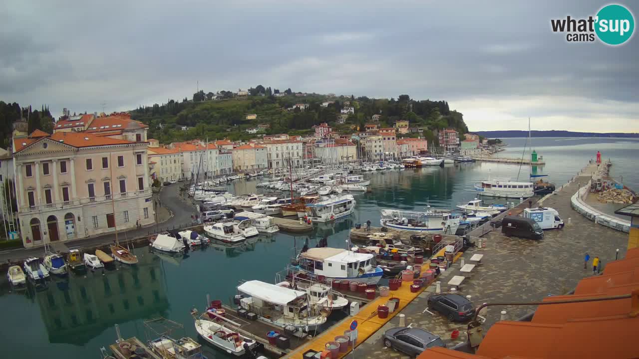 Live-Webcam aus Piran “Mandrač” – Erstaunliche Live-Ansicht von Villa Piranesi