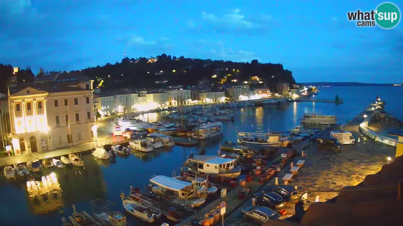 Live webcam from Piran “Mandrač” – Amazing live view from Villa Piranesi
