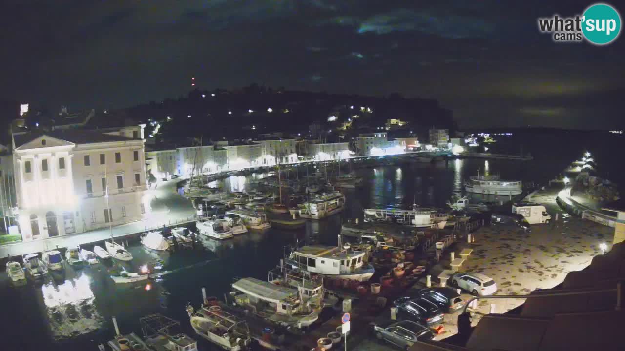 Live webcam da Pirano “Mandrač” – Splendida vista live da Villa Piranesi