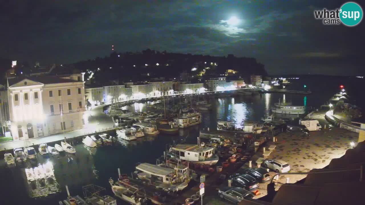 Live webcam from Piran “Mandrač” – Amazing live view from Villa Piranesi
