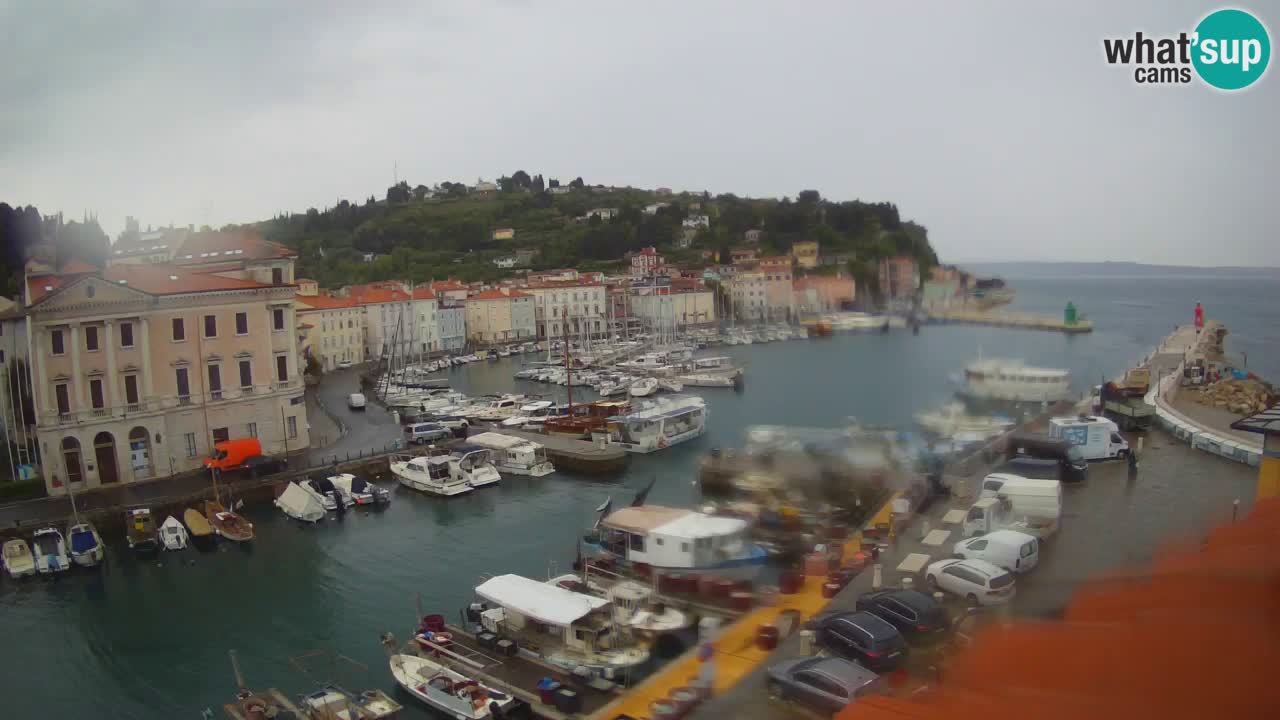 Live webcam from Piran “Mandrač” – Amazing live view from Villa Piranesi