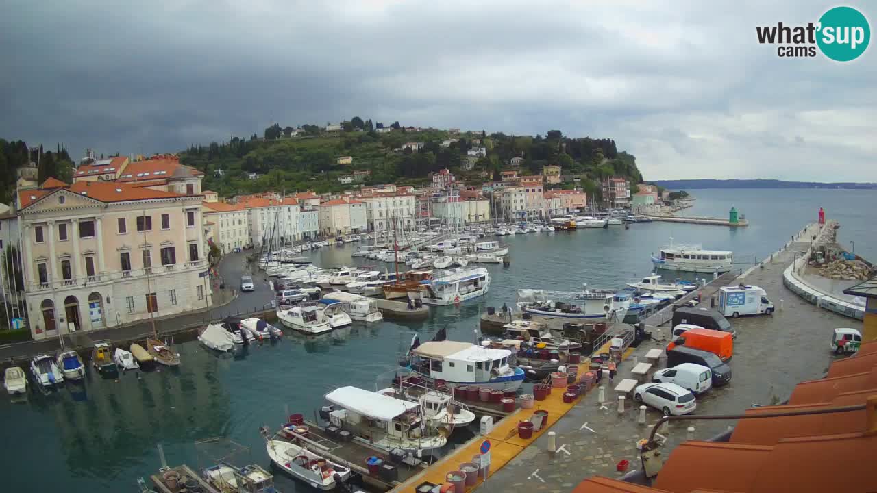 Live webcam from Piran “Mandrač” – Amazing live view from Villa Piranesi