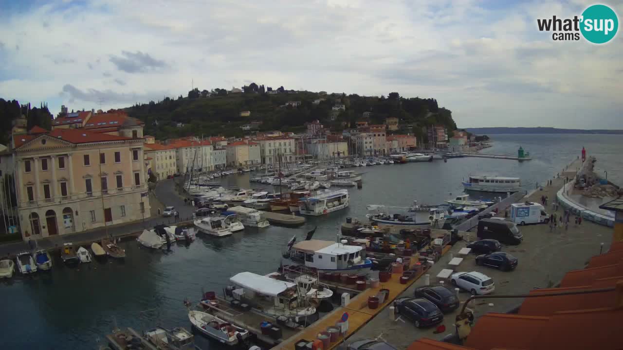 Cámara web en vivo desde Piran “Mandrač” – Increíble vista en vivo desde Villa Piranesi