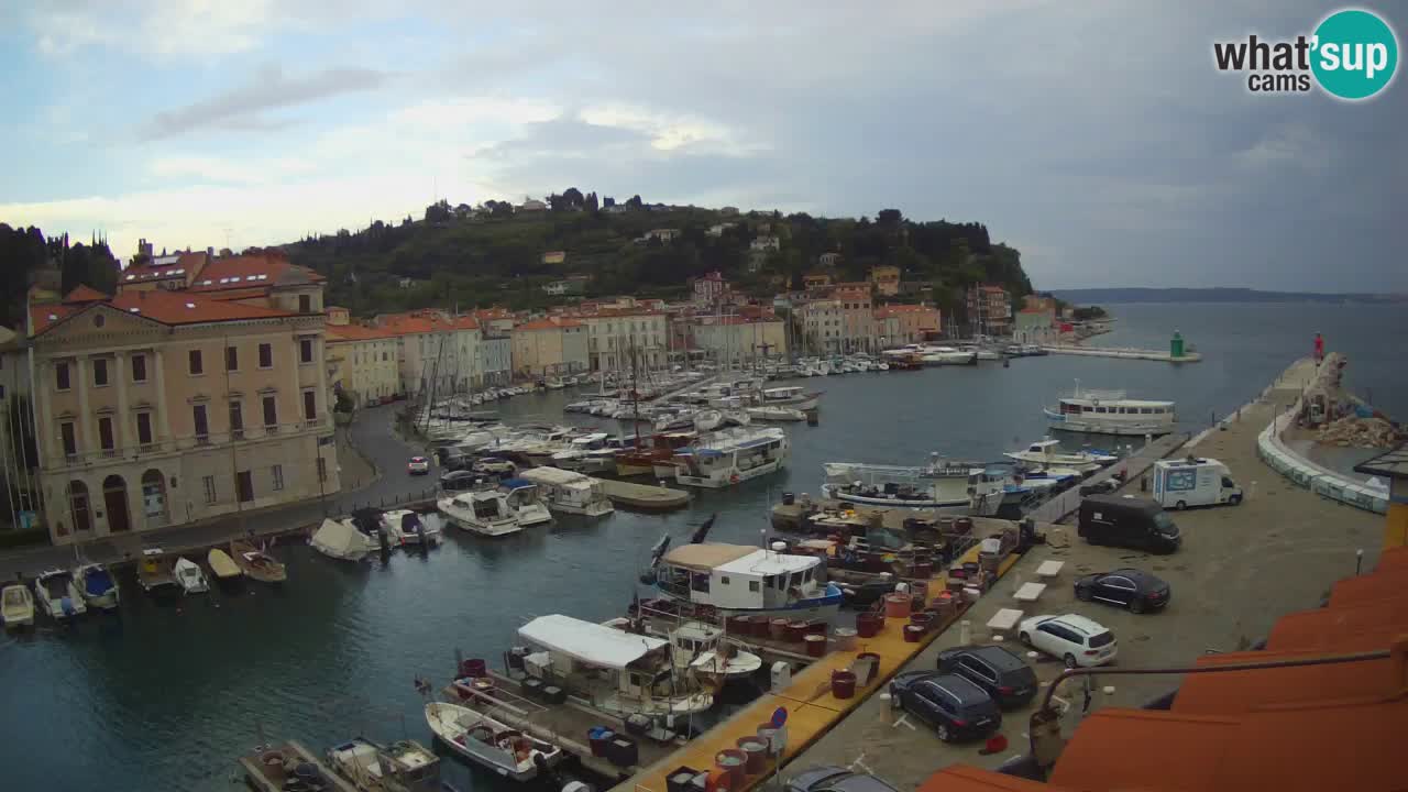 Cámara web en vivo desde Piran “Mandrač” – Increíble vista en vivo desde Villa Piranesi