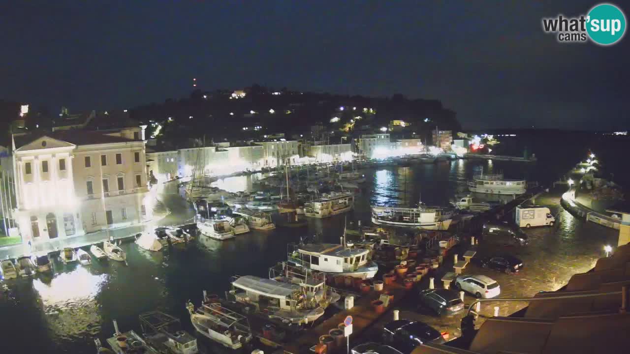 Live webcam from Piran “Mandrač” – Amazing live view from Villa Piranesi