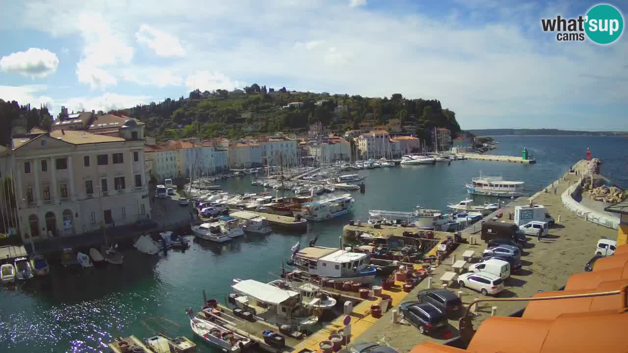 Cámara web en vivo desde Piran “Mandrač” – Increíble vista en vivo desde Villa Piranesi