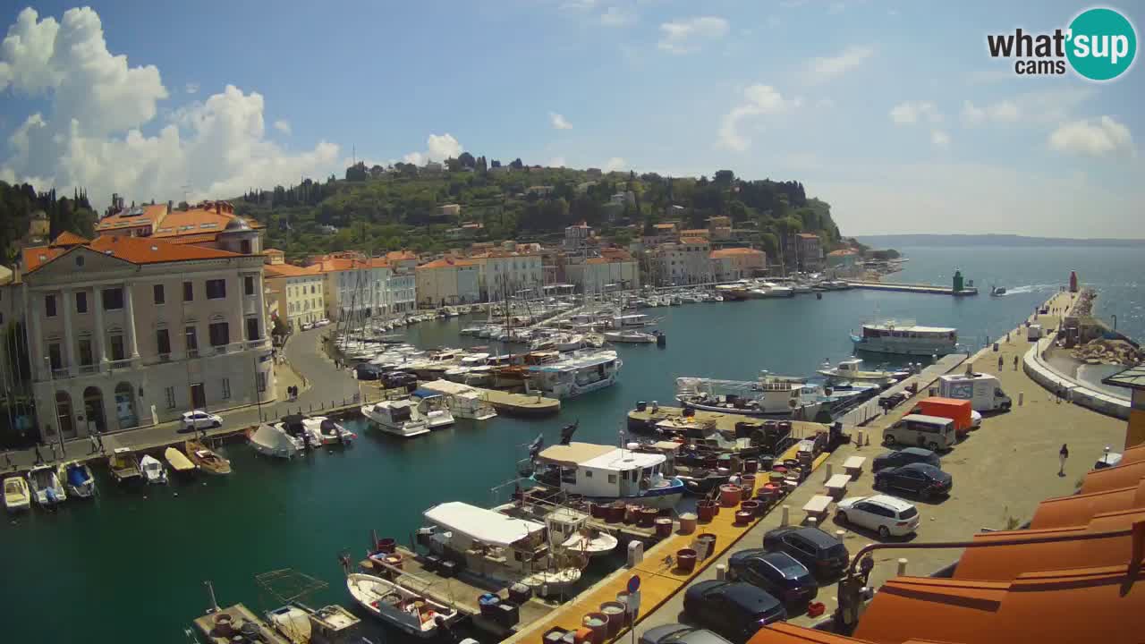 Cámara web en vivo desde Piran “Mandrač” – Increíble vista en vivo desde Villa Piranesi